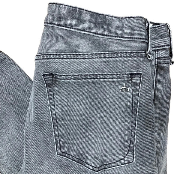 Rag & Bone Women's Gray Fly Button Slim Fit Jean. Sz: 30 - Picture 4 of 10